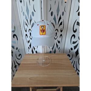 Betty Boop White Baseball Hat Adjustable Retro Cartoon Graphic Cap nwt OSFM